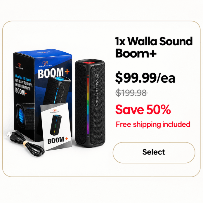 Walla Sound Boom Speaker offer price 